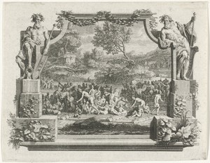 Overstroming van de Rijn en de Waal