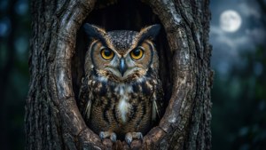 Owl at Night
