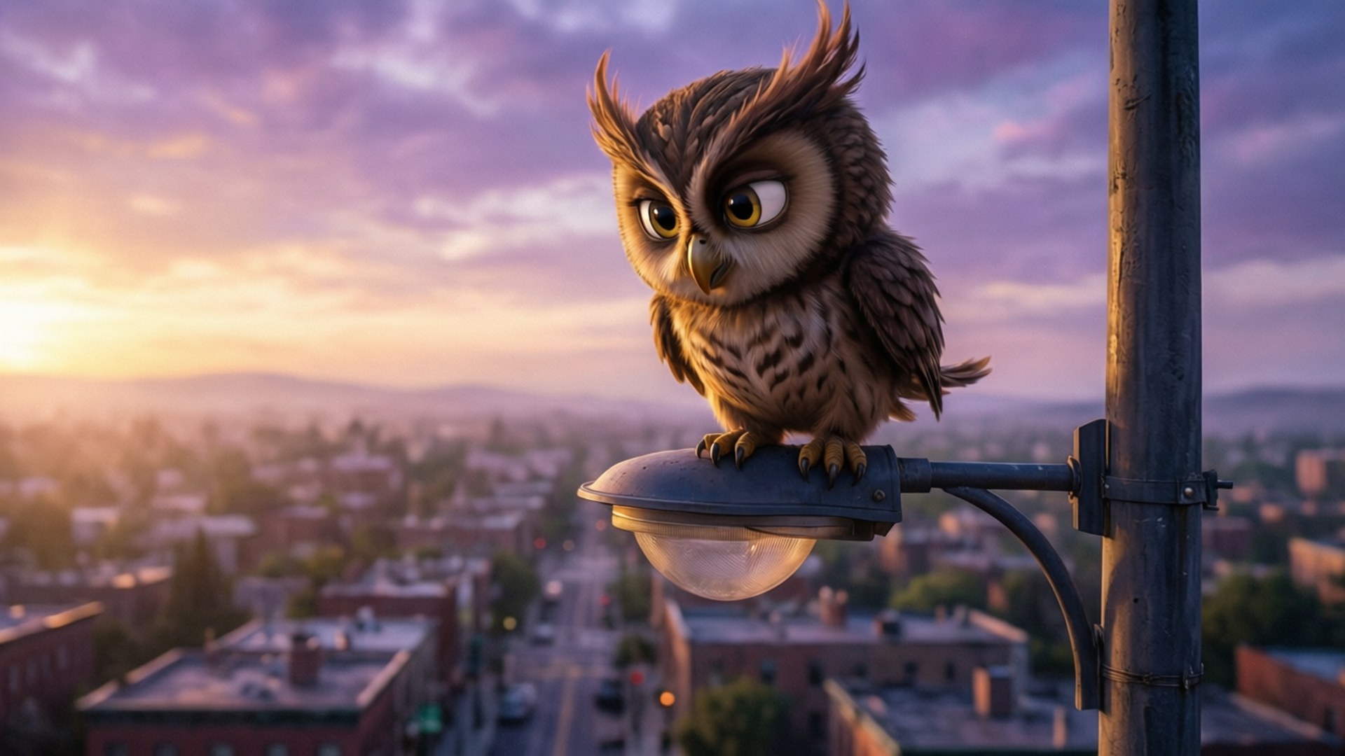 Owlette's Dawn Watch by Wallpapers.art Studio