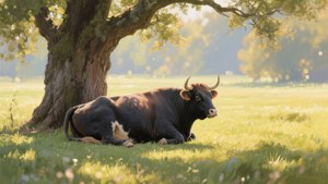 Ox Under Oak