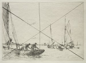 Oyster Dredging, West Mersea