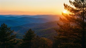 Ozark Sunset Landscape