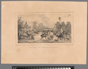 Paardenmarkt in Parijs