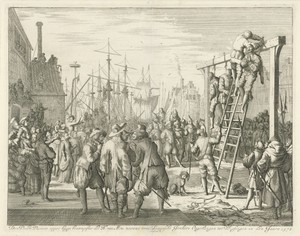 Pacieco opgehangen te Vlissingen, 1572
