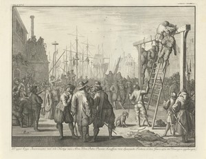 Pacieco opgehangen te Vlissingen, 1572