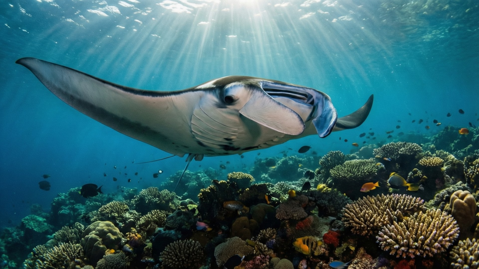 Pacific Coral Realm by Wallpapers.art Studio