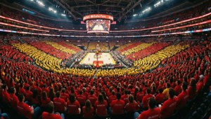 Packed Arena Crowd