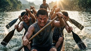 Paddlers in Motion
