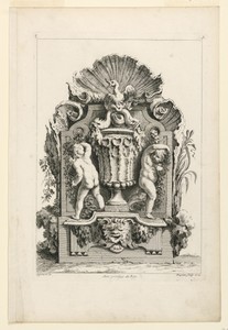 Page Five from "Premier Livre De Differents morceaux A l'Usage de tous ceux qui s'appliquent aux beuax Arts Inventé Par G.M. Oppenort Architecte du Roy Et Gravé par Huquier," Serie A (Moyen Oppenord)