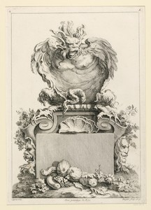 Page Four from "Premier Livre De Differents morceaux A l'Usage de tous ceux qui s'appliquent aux beuax Arts Inventé Par G.M. Oppenort Architecte du Roy Et Gravé par Huquier," Serie A (Moyen Oppenord)
