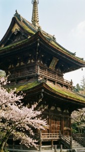 Pagoda Cherry Blossoms