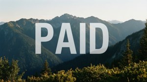 Paid Watermark on Mountains