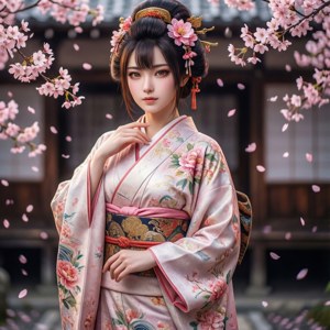 Paimon in Kimono