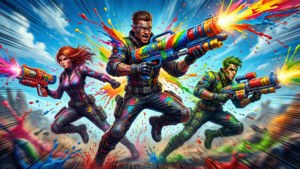 Paint Cannon Action