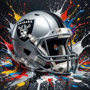 Paint Splatter Helmet