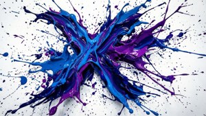 Paint Splatter Pisces