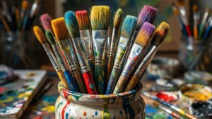 Paintbrush Collection Jar