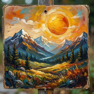 Painted Landscape Sign
