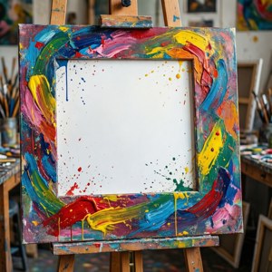 Painted Signboard in Studio