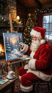 Painter Santa