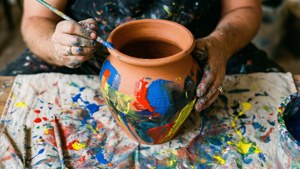 Painting Terracotta Pots