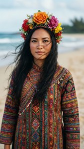Palauan Traditional Woman