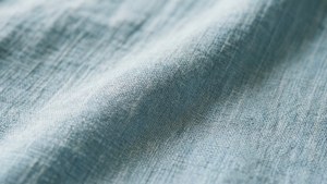 Pale Blue Linen Weave