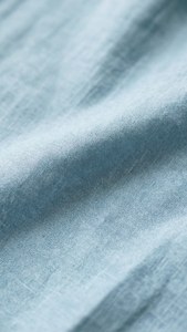Pale Blue Linen Weave