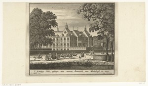 Paleis Honselaarsdijk schuin van voren