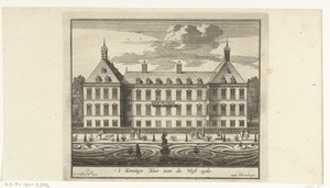 Paleis Honselaarsdijk van de westzijde
