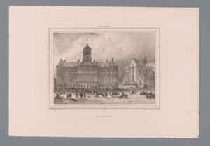 Paleis op de Dam en De Nieuwe Kerk in Amsterdam