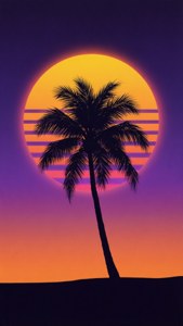 Palm Tree Silhouette