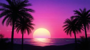 Palm Tree Sunset