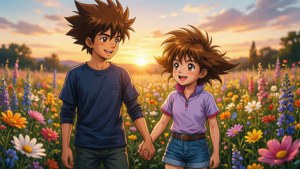 Palmon and Mimi Joy