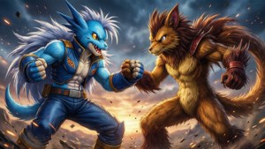 Palmon vs Tailmon