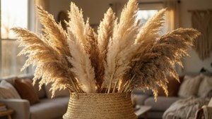 Pampas Grass Basket