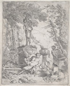 Pan Reclining before a Herm