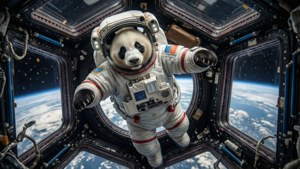 Panda Astronaut