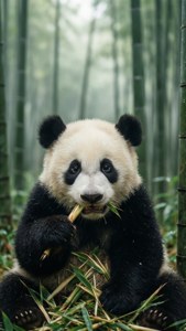 Panda's Bamboo Breakfast