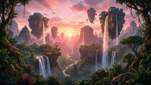Pandora Sunset Panorama