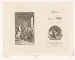 Pangloss voor Candide en de familie van de baron
