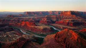Panorama Red Mountain Range