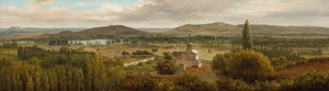 Panoramic Landscape near the River Moselle