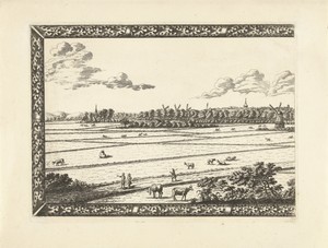 Panoramisch gezicht op Den Haag