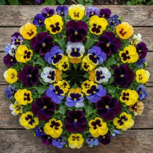 Pansy Mandala Pattern