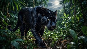Panther in the Shadows