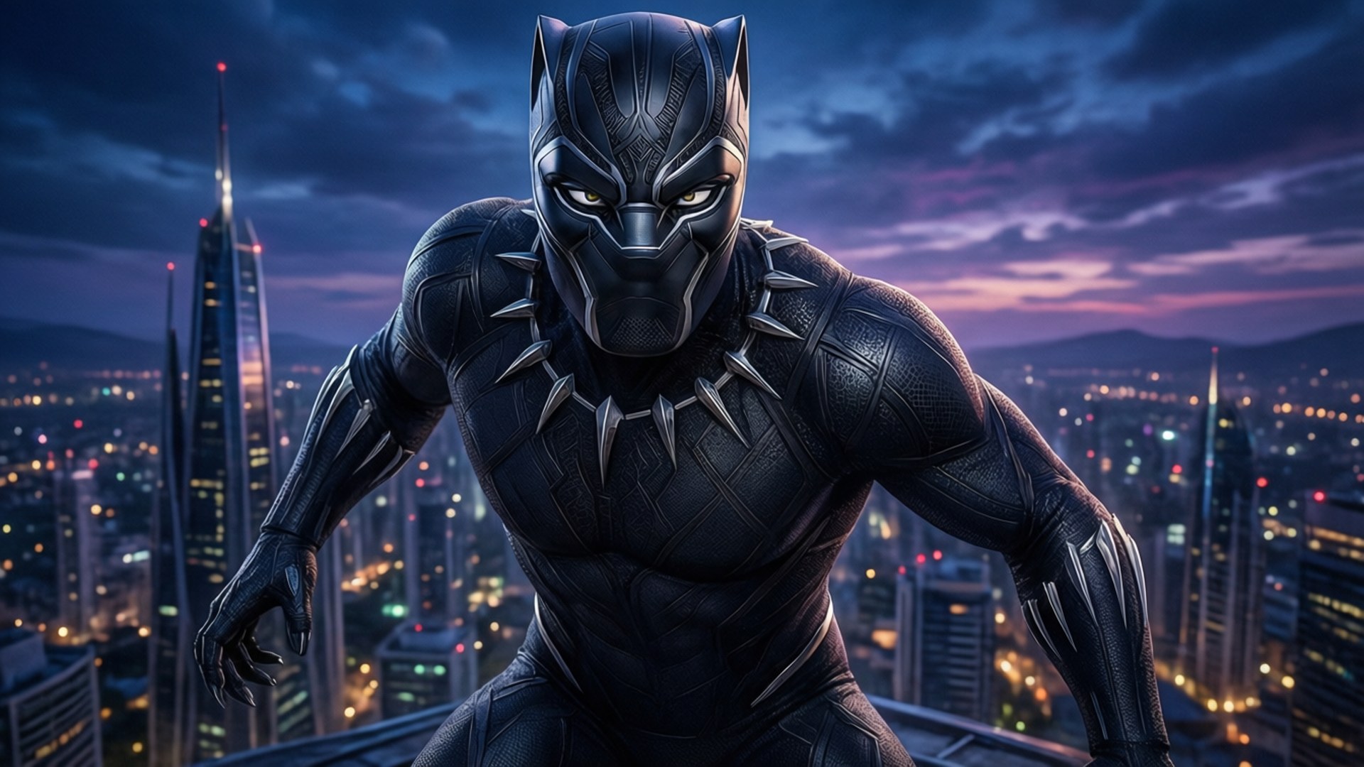 Panther on the Prowl by Wallpapers.art Studio