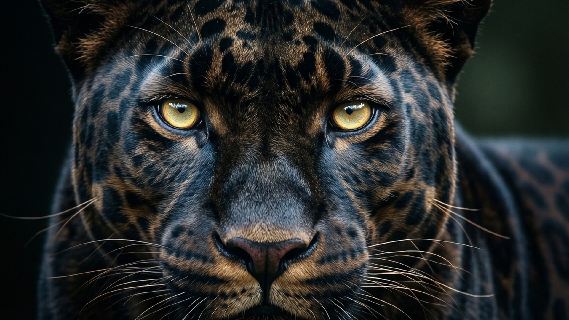 Panther's Gaze by Wallpapers.art Studio