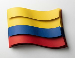 Paper Cut Flag Art