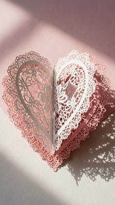 Paper Cut Heart Lace
